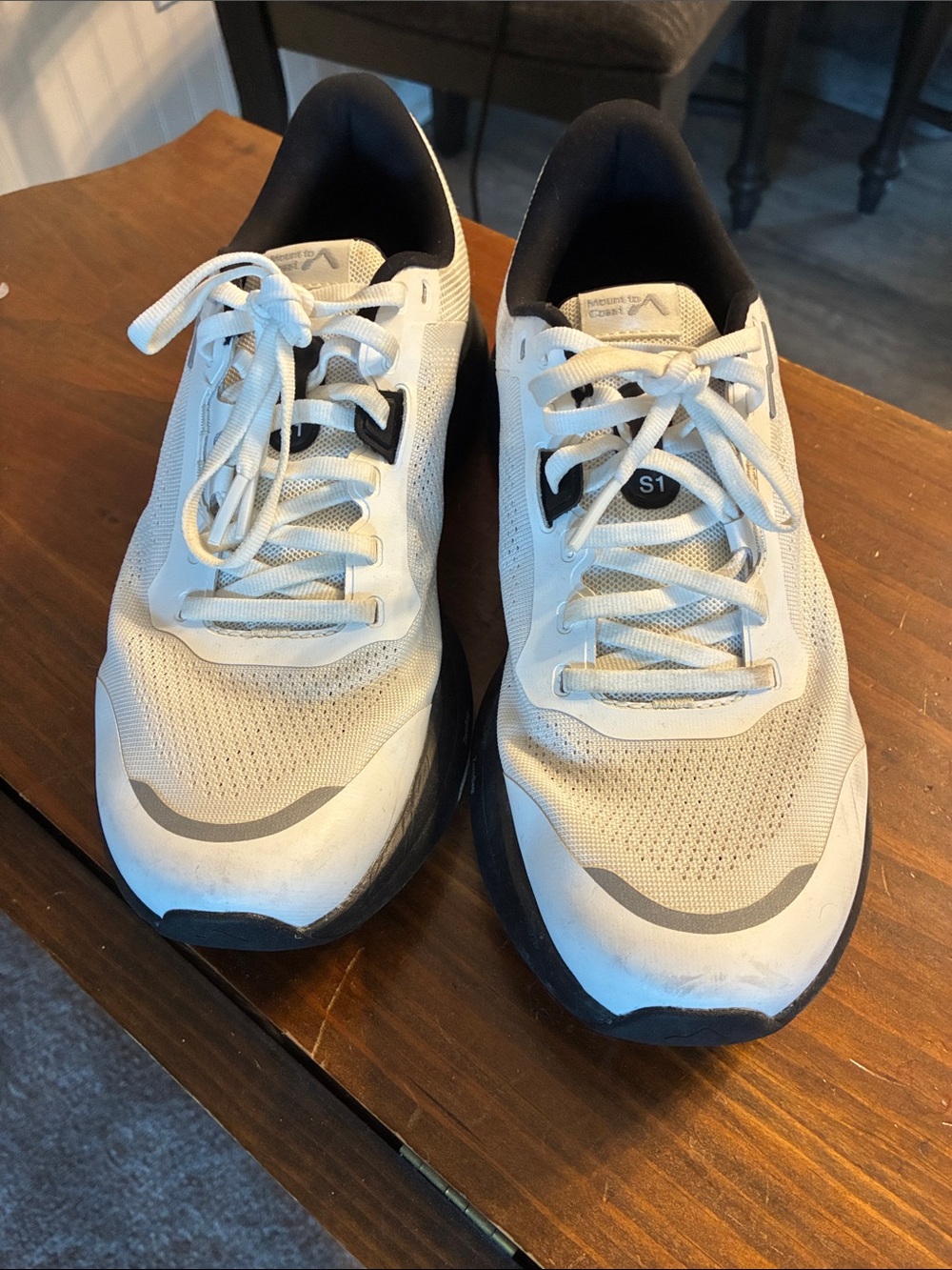 Women’s White Mount to Coast Running Shoes - Comfortable Lightweight Design